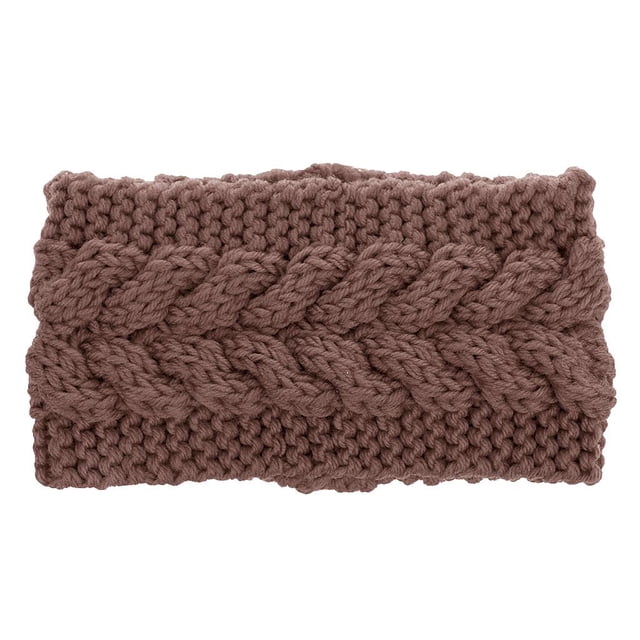 Invierno cálido para mujer niñas lana tejido cabellero banda diadema calentador de - , 19cm BLESIY Las vendas para las mujeres