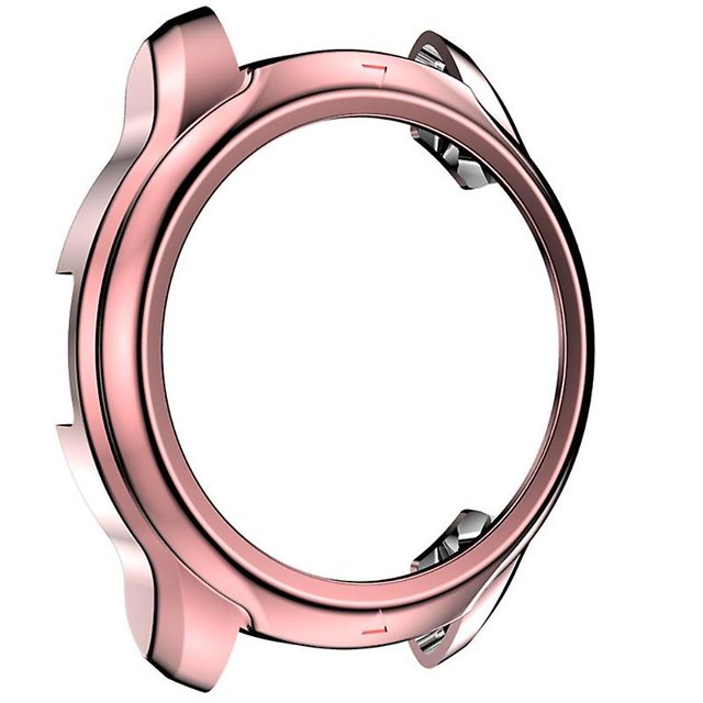 Funda de reloj para Ticwatch Pro X/pro 3 funda protectora accesorios marco protector, rosa Feliz Sencillez