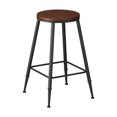 thumbnail image 1 of Taburete De Bar Moderno, Antideslizante, Redondo, De Altura De Mostrador, Sin Brazos, Con Estructura De Metal, 65 Cm, Sin Acolchado 65 centímetros, 1 of 9