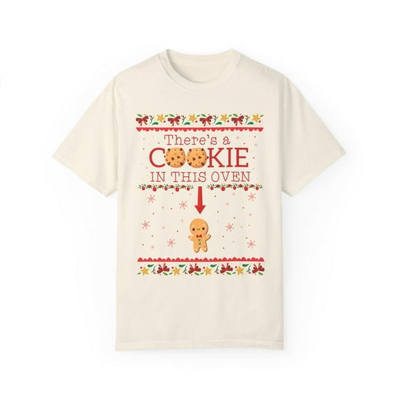 Novelty Expecting Mommies Quote Gingerbread Graphic Gags Hilarious Parenting Appreciation Illustration Pun Unisex Garment-Dyed T-shirt