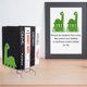 thumbnail image 2 of 1 par de sujetalibros metálicos con forma de dinosaurio, soporte para libros, organizador de libros de escritorio, 2 of 8
