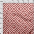 thumbnail image 3 of oneOone Georgette Viscose Pink Fabric Geometric Craft Projects Decor Fabric Printed By The Yard 42 Inch Wide, 3 of 4