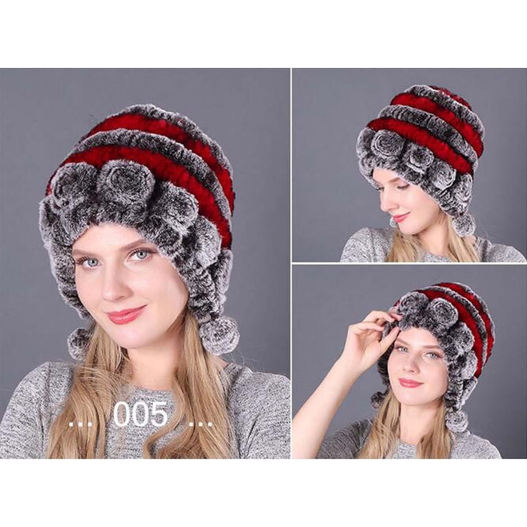 8466 Women Angola Wool Winter Hats - Felt Wool Beanie Beret Bucket Hats Women Angola Wool Winter Hats - Felt Wool Beanie Beret  main image 2