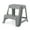 Gray, variant on Gracious Living 2-Step Portable Plastic Stool, 18"Lx18.75"Wx16"H, 300 lb Capacity, Gray