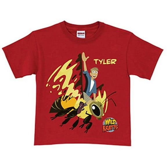 Personalized Wild Kratts Martin Wasp Ride Red Boys' T-Shirt