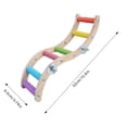 thumbnail image 3 of Bookk Functional Parrot Ladder With Natural Chewing And Climbing Activity Playground For Conures, 3 of 3