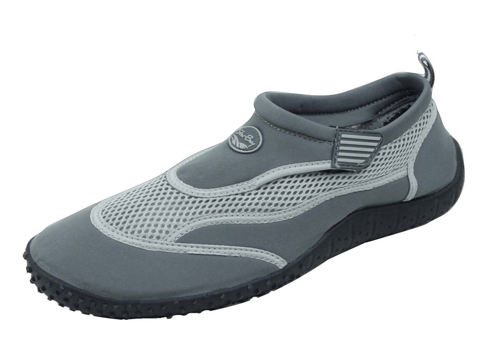 Men's Water Shoes Aqua Socks Slip on Hook & Loop - Walmart.com
