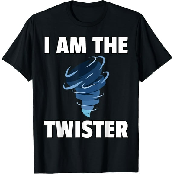 I Am The Storm Twister Tornado Hurricane Meteorologist T-ShirtMen and women, Black T-shirt, size: Extra large