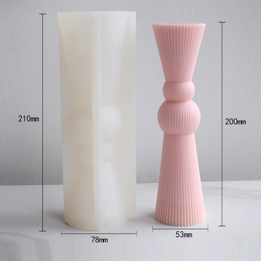 DIY 3D Moulds Geometric Candle Molds Silicone Mold Handicrafts for Candle Making