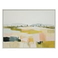 thumbnail image 3 of Kate and Laurel Sylvie Quaint Vista I Framed Canvas Wall Art by Amy Lighthall, 31.5x41.5 White, Modern Abstract Landscape Art for Wall, 3 of 7