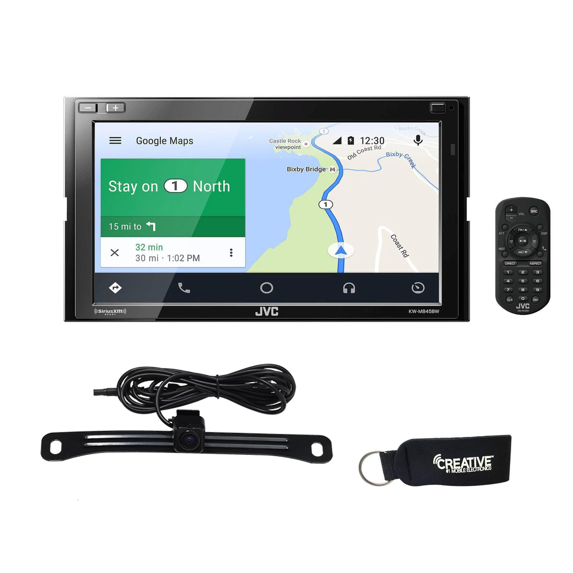 Plantkunde andere Hijgend JVC KW-M845BW Digital Receiver compatible with Wireless Android Auto,  CarPlay & Rear View Camera - Walmart.com