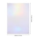 thumbnail image 2 of unbranded Hojas Laminadas Transparentes Con Adhesivo Y Holográfico Para Decorar Tarjetas Y Álbumes, 2 of 7