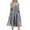 Silver, variant on Ashirexll Wedding Guest Dresses for Women Fashion Flounce Solided Elegant Long Sleeve Round-Neck Formal Dresses for Women Red M