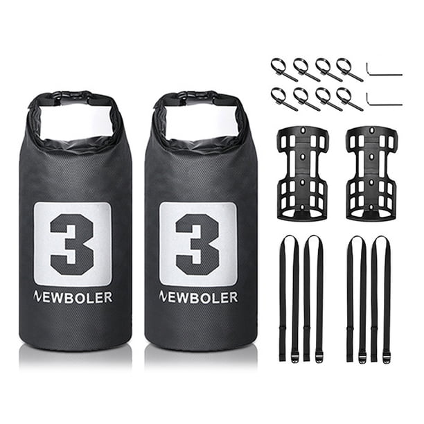 Kit Bolsa para horquilla de bicicleta de 3L/7L resistente al agua con parte superior enrollable bolsa para horquilla de bicicleta paquete de ciclismo