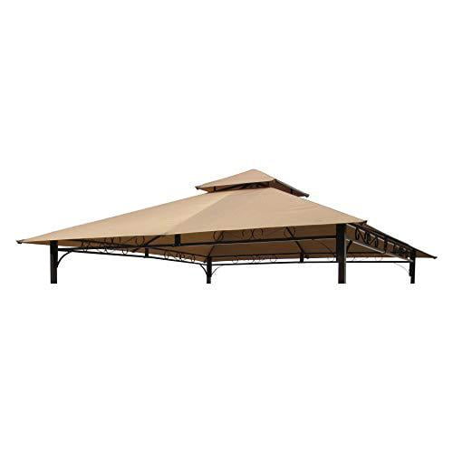 St. Kitts Replacement Canopy for 10 ft. Canopy Gazebo -Khaki