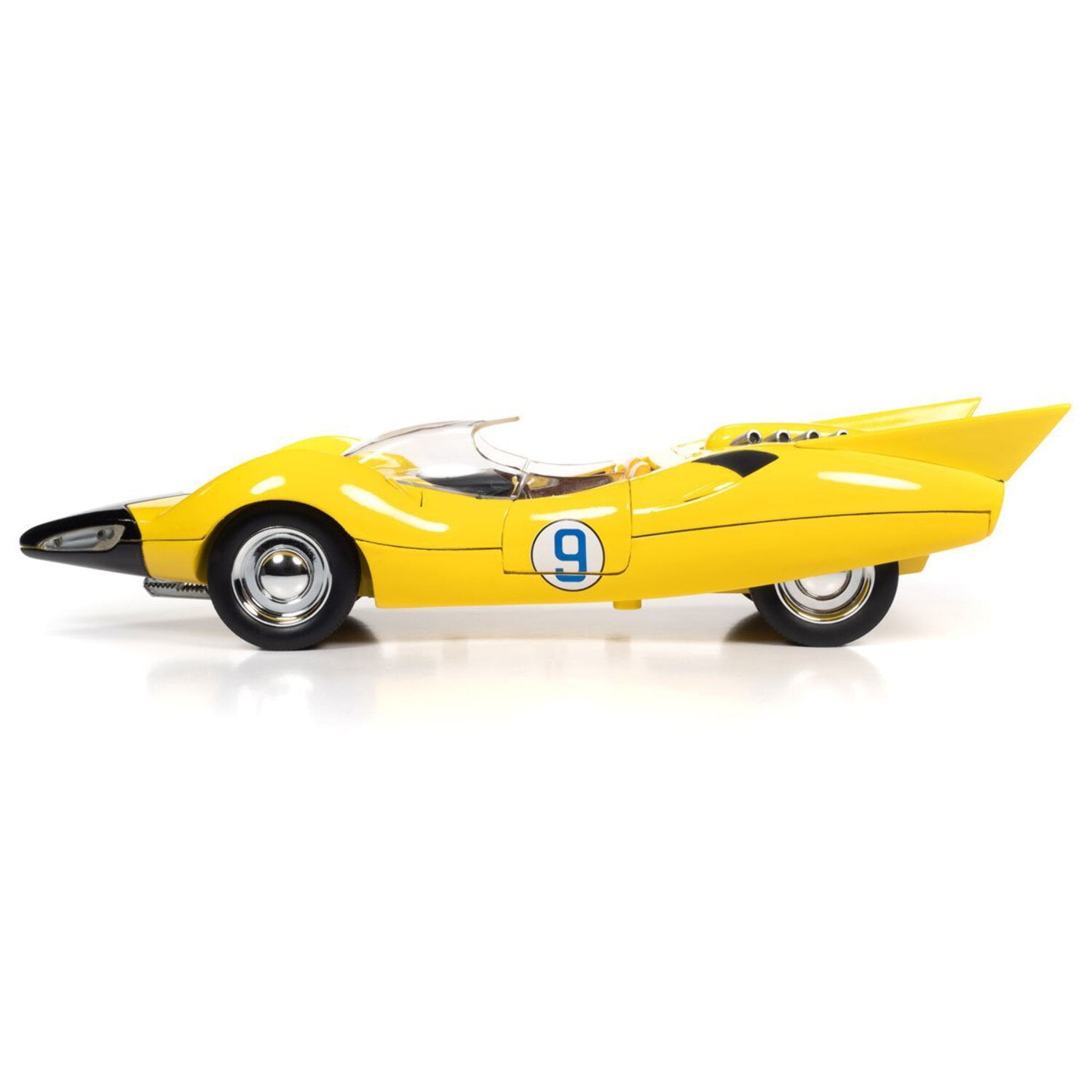 Shooting Star #9 Yellow and Racer X Figurine 