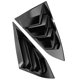 thumbnail image 1 of For 10Th Gen 2016-2021 Sedan Rear Side Window Louvers Scoop Shades Cover Trim Blinds, 1 of 5