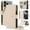 beige, variant on Kryonix for iPhone 17 Pro Max Wallet Case, Crossbody Zipper Purse with Wrist Strap Lanyard Handbag, RFID Blocking Card Holders, Kickstand Flip Leather Cover, Pink/Beige/Black