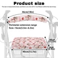 thumbnail image 6 of HELLHERO Heart-Shaped Pig Happy Easter Backrest Covers Rollator Walker Cover Comfortable Easy Install and Gift Option for The Elderly, 6 of 7