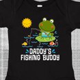 thumbnail image 4 of Inktastic Daddys Fishing Buddy Cute Frog Boys or Girls Baby Bodysuit, 4 of 5