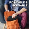 thumbnail image 2 of Gel Seat Cushion Portable Travel Cushions 16.5" x 12" Large Size Super Thick Foldable Chair Lightweight for Car Office Wheelchair Pressure Sores Tailbone Pain Relief, 2 of 4