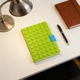 thumbnail image 1 of Silicone Notebook Building Blocks Gift, Gaqring Premium Paper Student Notebook for Note Taking, Portable 10x15 cm Casebound Journal with Smooth Writing Pages, Green, 1 of 6