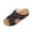 Black, variant on BADHUB Womens Orthopedic Sandals Arch Support Flip Flops Sandals Beach Outdoor Mesh Slides Sandal Summer Casual Boho Beach Shoes Black 37