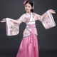 thumbnail image 3 of Traje de bata de seda chino gratis, Kimono para niñas y niños, abanico étnico Vintage tradicional de China, traje de baile de coro de estudiantes Hanfu, 3 of 5