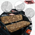 thumbnail image 6 of XYZCANDO Brown Camo Hunting UTV Seat Covers Compatible with Kawasaki Mule 3000 2 Sets Bench Seats Covers Accessories Breathable Replacement UTV Seat Accessories Washable, 6 of 7