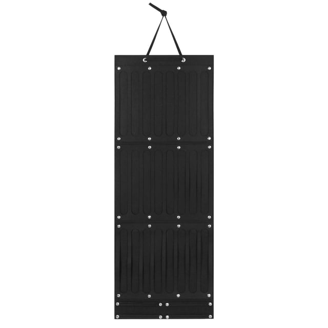 Organizador de accesorios para el cabello para bebés, niñas y mujeres, soporte de almacenamiento colgante, soporte de exhibición Negro 104cmx38cm