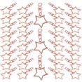 thumbnail image 5 of Milisten 60pcs DIY Star Shaped Spring Snap Keychain Clip Metal Swivel Clasp Snap Hook with Chain, 5 of 5
