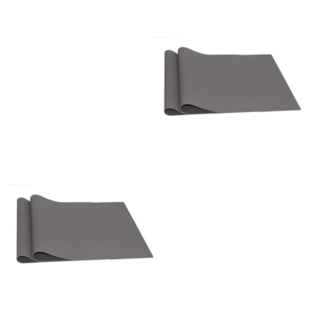 jesticaly 2x Table Scratches And Stains With These Sturdy And Durable Placemats Heat Resistant Table Place Mat dark grey 40*30cm 2Set