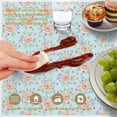thumbnail image 6 of Pioneer Flower Floral Print Pattern Round Tablecloth 60 X 60 Inch, Wrinkle Resistant Wipeable Table Cloth for Kitchen Dining Picnic Patio Party, 6 of 6