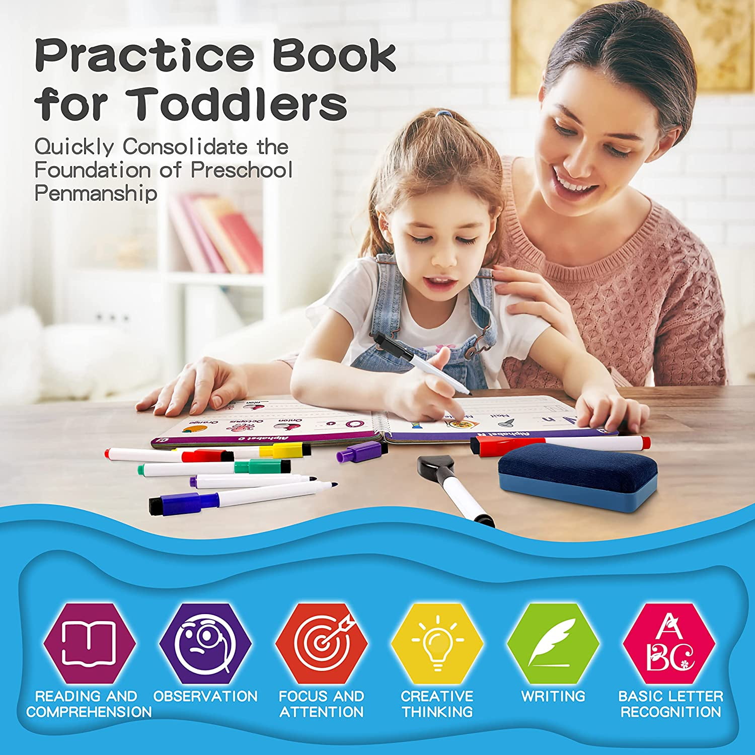 3 IN 1 PLAYING, LEARNING & COLORING: For Preschool, Kindergarten and Kids  Ages 3-5, Space Coloring Books for kids 3-5, Preschool Practice Handwriting   CUTE SPACE AND MORE. Science Coloring Pages: Publications, AHA:  9798677437601: : Books