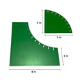 thumbnail image 2 of Quilting Ruler Template Free Motion Quilting Rulers & Templates for Machine Quilting Easy to Use Curved Acrylic Sewing, 2 of 5