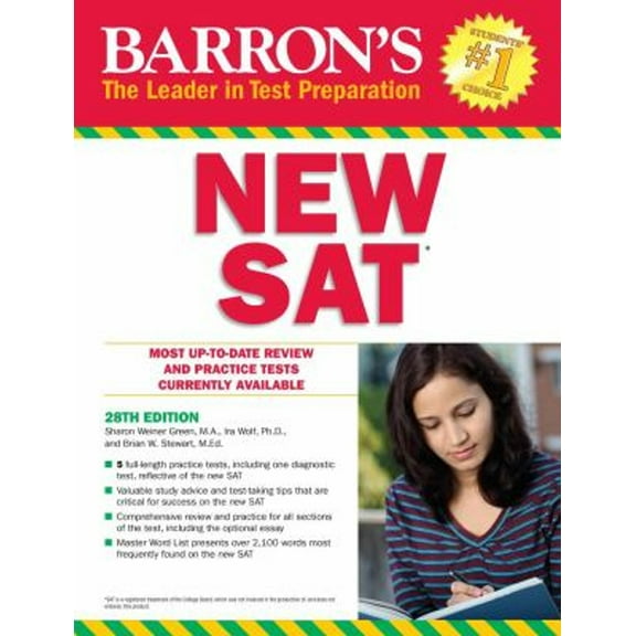 Pre-Owned Barron's New Sat, 28th Edition (Paperback) 1438006497 9781438006499