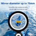 thumbnail image 3 of Magnifying Glass with Light, 10X 30X Handheld Large Magnifying Glass LED Cold and Warm Light with 3 Modes, Illuminated Lighted Magnifier for Seniors Reading, Coins, Jewelry, 3 of 5