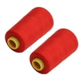 thumbnail image 1 of Red Sewing Thread, Serger Thread Sturdy Durable Widely Used Polyester Material Vibrant Color  For Household For Quilting For Sewing, 1 of 8