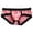 #23Pink, variant on Breathable Comfy Underwear Mens Briefs Low Waist Sexy Ribbed Solid Color