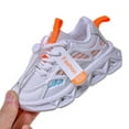thumbnail image 7 of Zanarzt Kids Shoes Boys Girls Shoes Unisex Kids Sneakers Athletic Tennis Walking Running Shoes for Toddler/Little Kid/Big Kid White,US 10, 7 of 7
