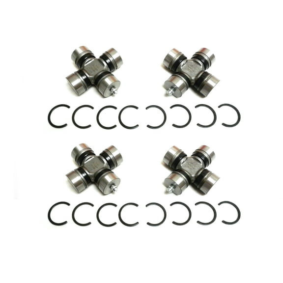 Rear Axle U-Joint Set for Kawasaki Mule 2510 3000 3010 3020 4000 4010, Set of 4, Precision Machined