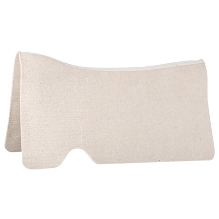 Cashel White 1/4 Felt Western Saddle Pad Liner