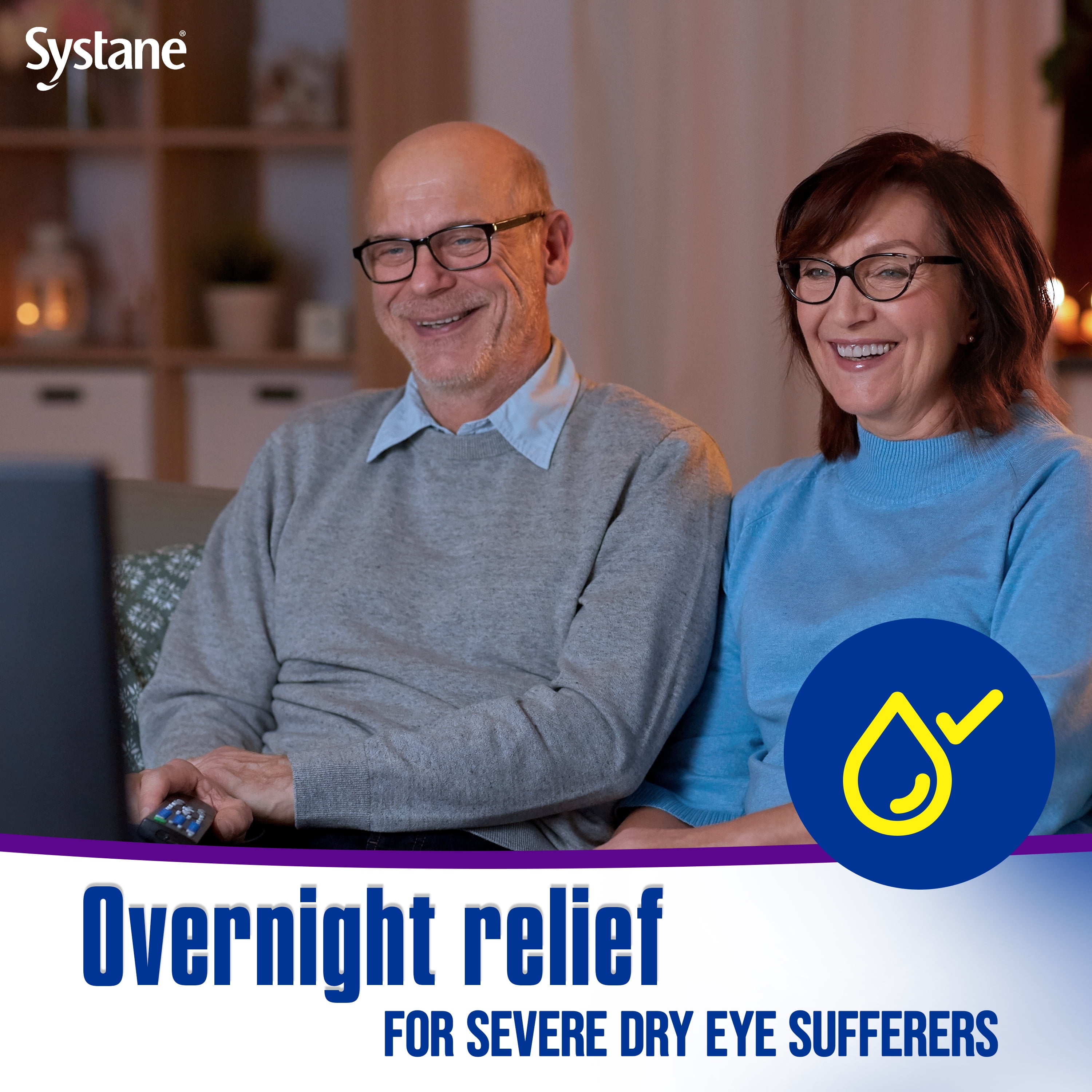 Systane Nighttime Lubricant Eye Ointment for Dry Eye Relief, 3.5g Tube for Adults
