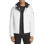 Michael Kors White Kors X Tech Hooded Travel Jacket, Us Medium