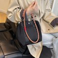 thumbnail image 6 of Hfppkn Black Lightweight Nylon Casual Commuter Shoulder Bag, Trendy Underarm Top Handle Purse for Daily Use 23x22x13cm, 6 of 7