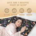 thumbnail image 3 of Bixox Mushroom Print Body Pillow Cover with Zipper Closure, Cozy Fuzzy Fleece Body Pillow Case Cover 20 x 54 Inches,Long Body Pillow Pillowcase, 3 of 6