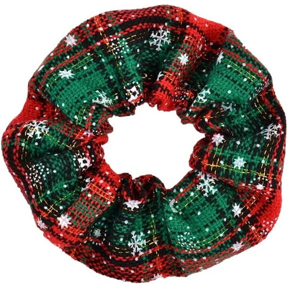 JONJUMP Christmas Hair Scrunchies Accessories Velvet Chiffon Elastic Hair Bands Scrunchy Hair Ties Ropes Scrunchie Women Girls C