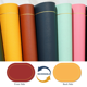 thumbnail image 4 of Juego de 4 manteles individuales de piel sintética, tapetes para mesa de comedor con diseño ovalado de Color de doble cara, decoración del hogar resistente al agua y al calor, 4 of 5
