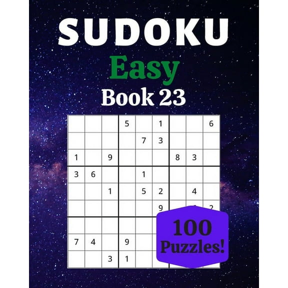 Sudoku Easy Book 23: 100 Sudoku for Adults - Large Print - Easy Difficulty - Solutions at the End - (Paperback) by Stéphanie Moreau