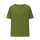 thumbnail image 5 of Top de encaje,Blusa tipo túnica de manga corta con cuello en V para mujer, corte holgado, mezcla de poliéster y elastano, ropa informal, sopatenor, 5 of 9